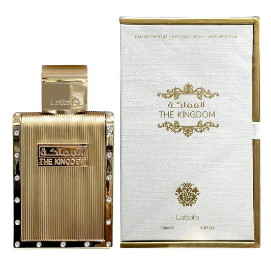 Lattafa The Kingdom Eau De Parfum Spray for Men, 3.4 Ounce