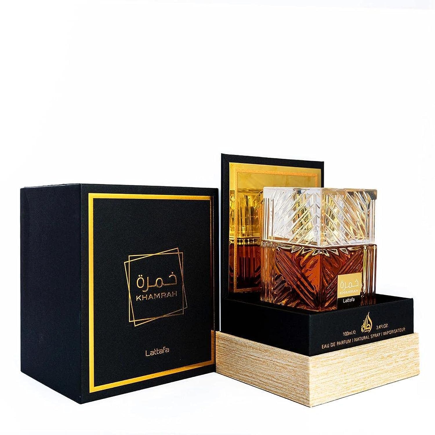 KHAMRAH Eau de Perfume 3.4 FL OZ/100 ML by Lattafa Perfumes
