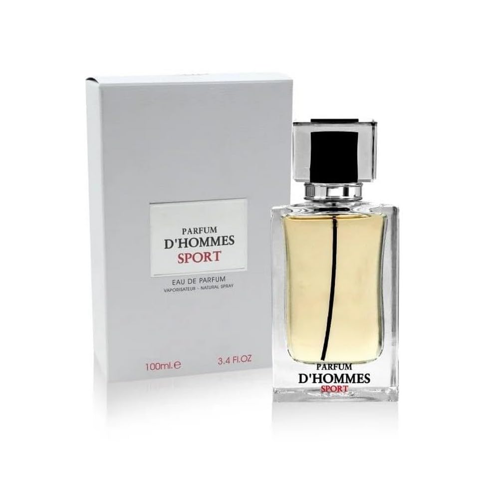 Fragrance World Parfum D'Hommes Sport - Eau de Parfum Perfume For Men, 100ml