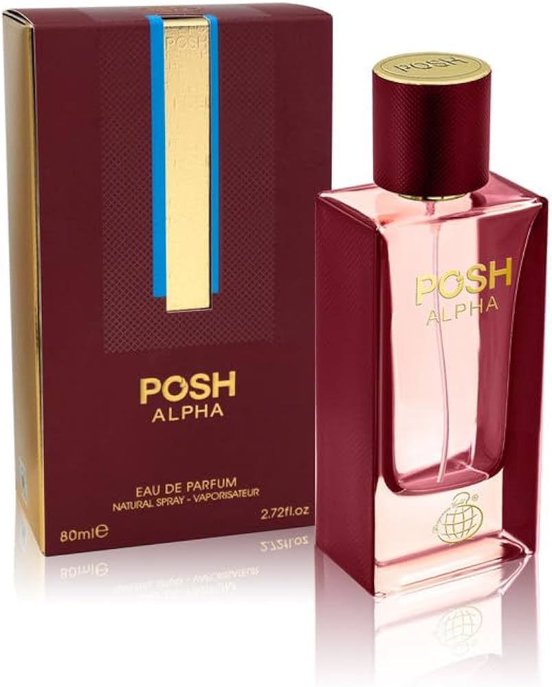 Fragrance World – Posh Alpha Edp 80ml Unisex perfume | Aromatic Signature Note Perfumes For Men & Women Exclusive I Luxury Niche Perfume Made in UAE