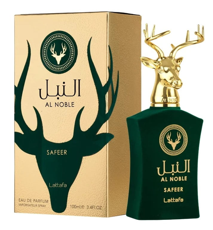Lattafa Al Noble Safeer Eau de Parfum Spray for Unisex, 3.4 Ounce