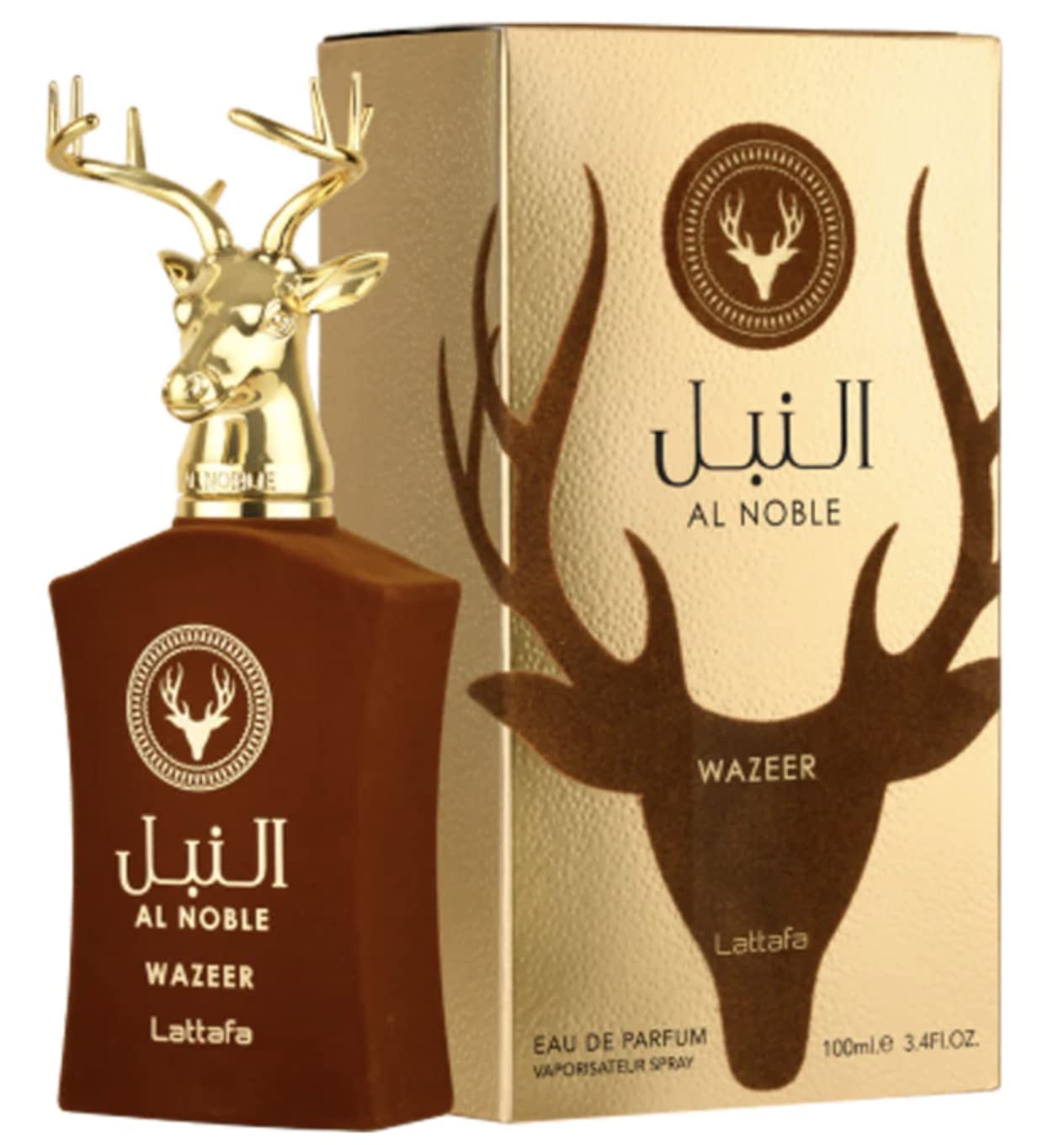 Lattafa Al Noble Wazeer Eau De Parfum Spray 3.4 Ounce (Unisex)