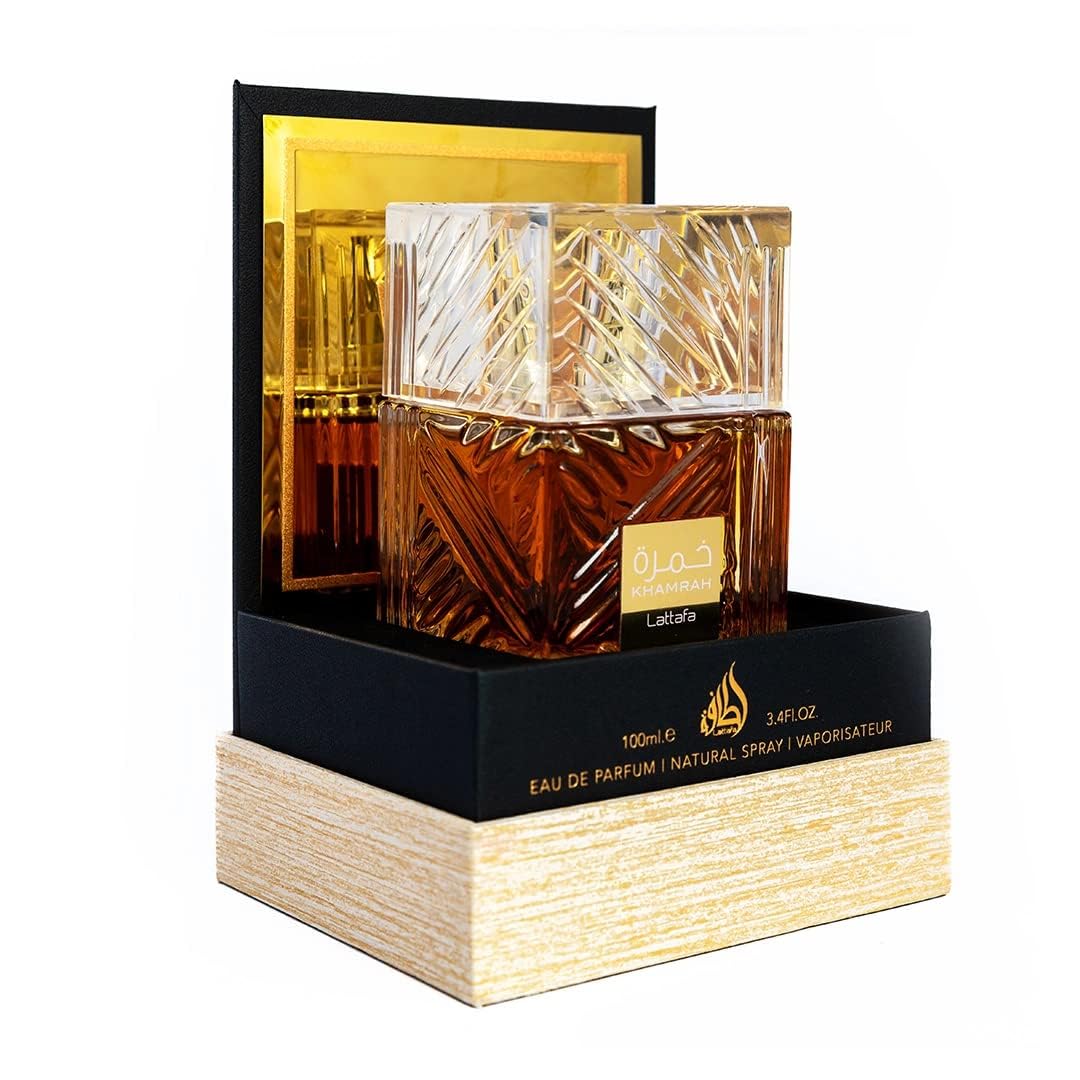 Khamrah for Unisex Eau de Parfum Spray, 3.4 Ounce by Lattafa Perfumes