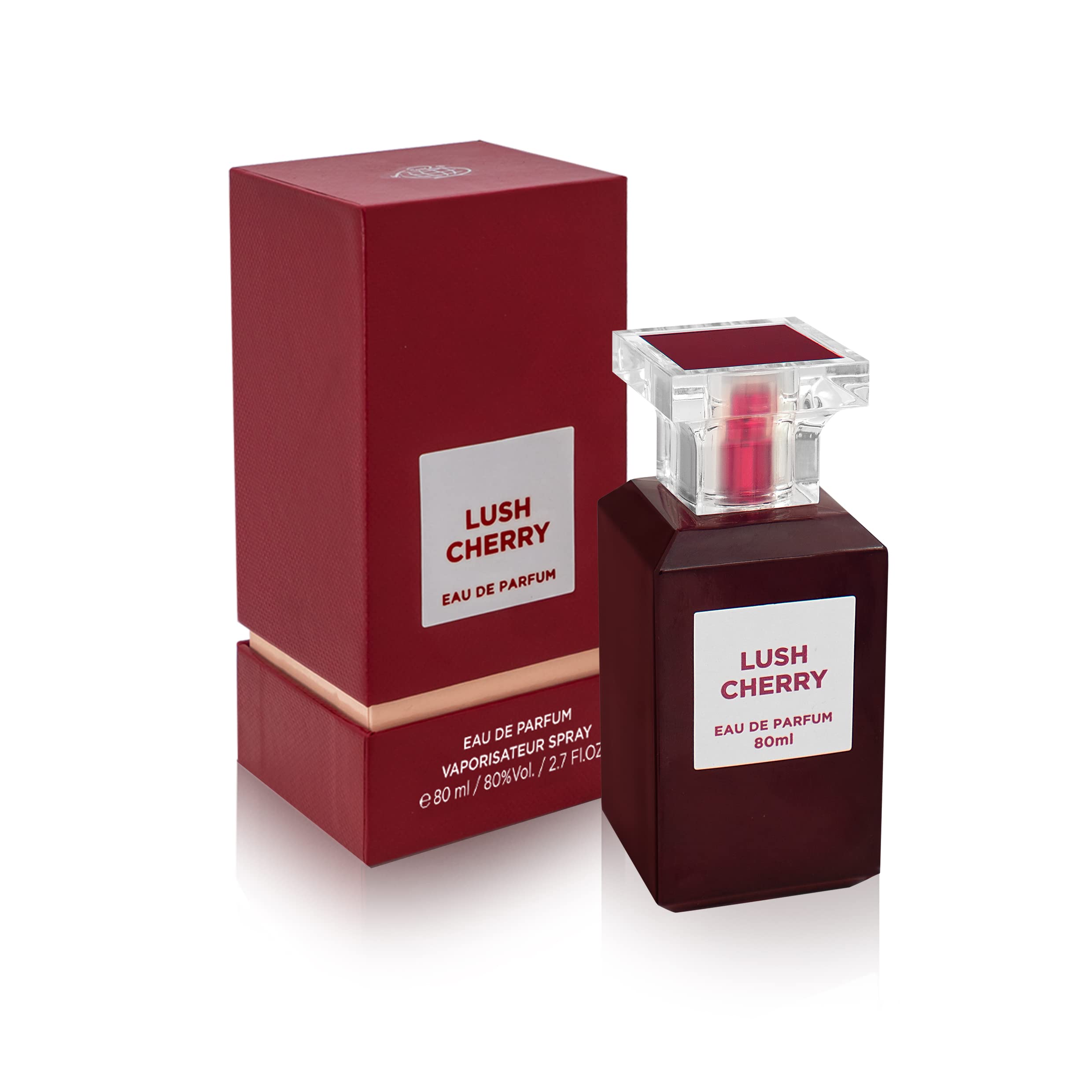Fragrance World – Lush Cherry Eau De Parfum - 80ml Unisex perfume | Luxury Niche Perfume Made in UAE