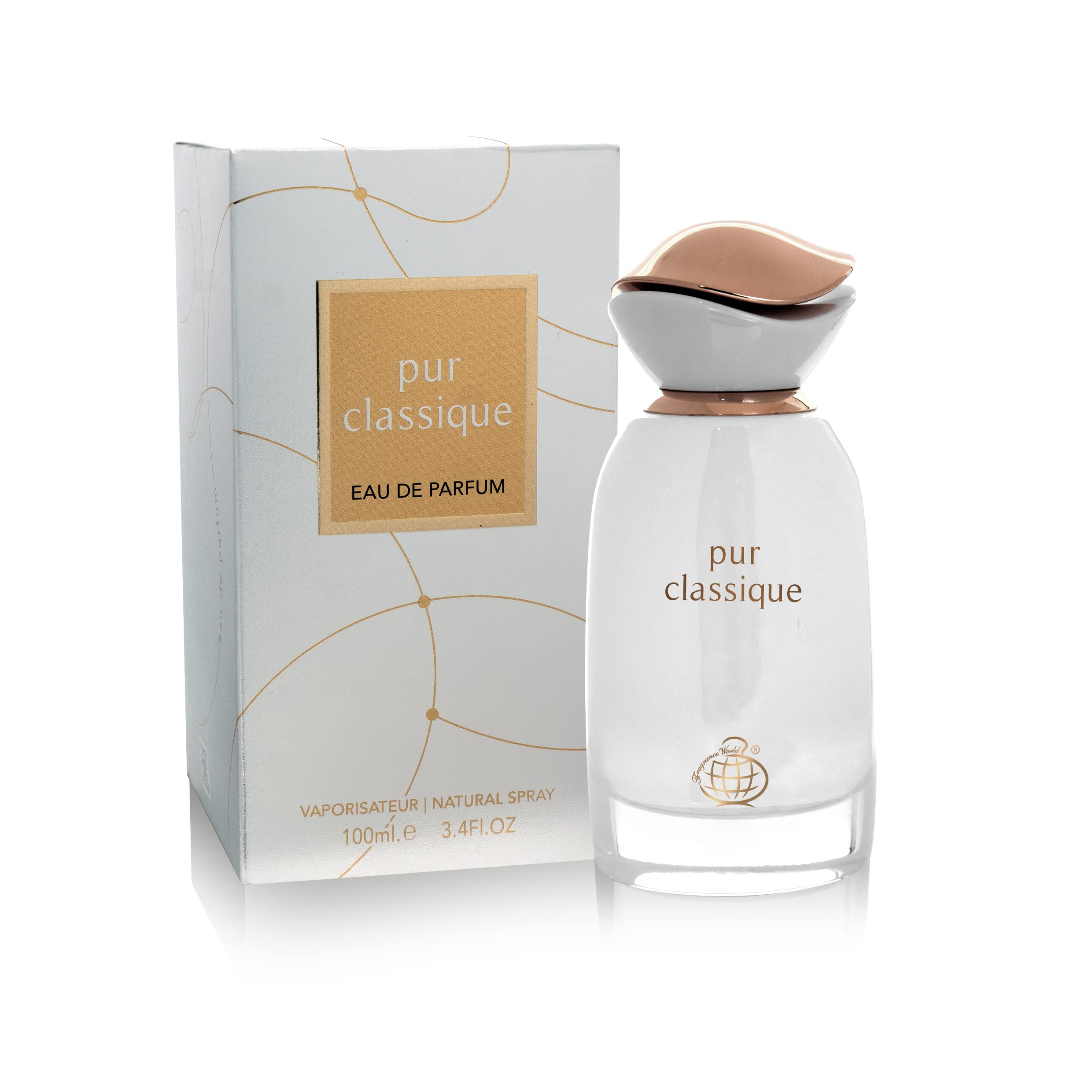 Fragrance World – Pur Classique Edp 100ml Unisex perfume | Aromatic Signature Note Perfumes For Men & Women Exclusive I Luxury Niche Perfume Made in UAE