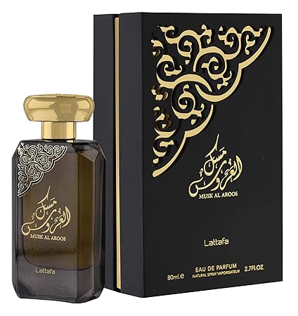 MUSK AL AROOS Eau de Perfume 2.7
FL OZ/ 80 ML by Lattafa Perfumes