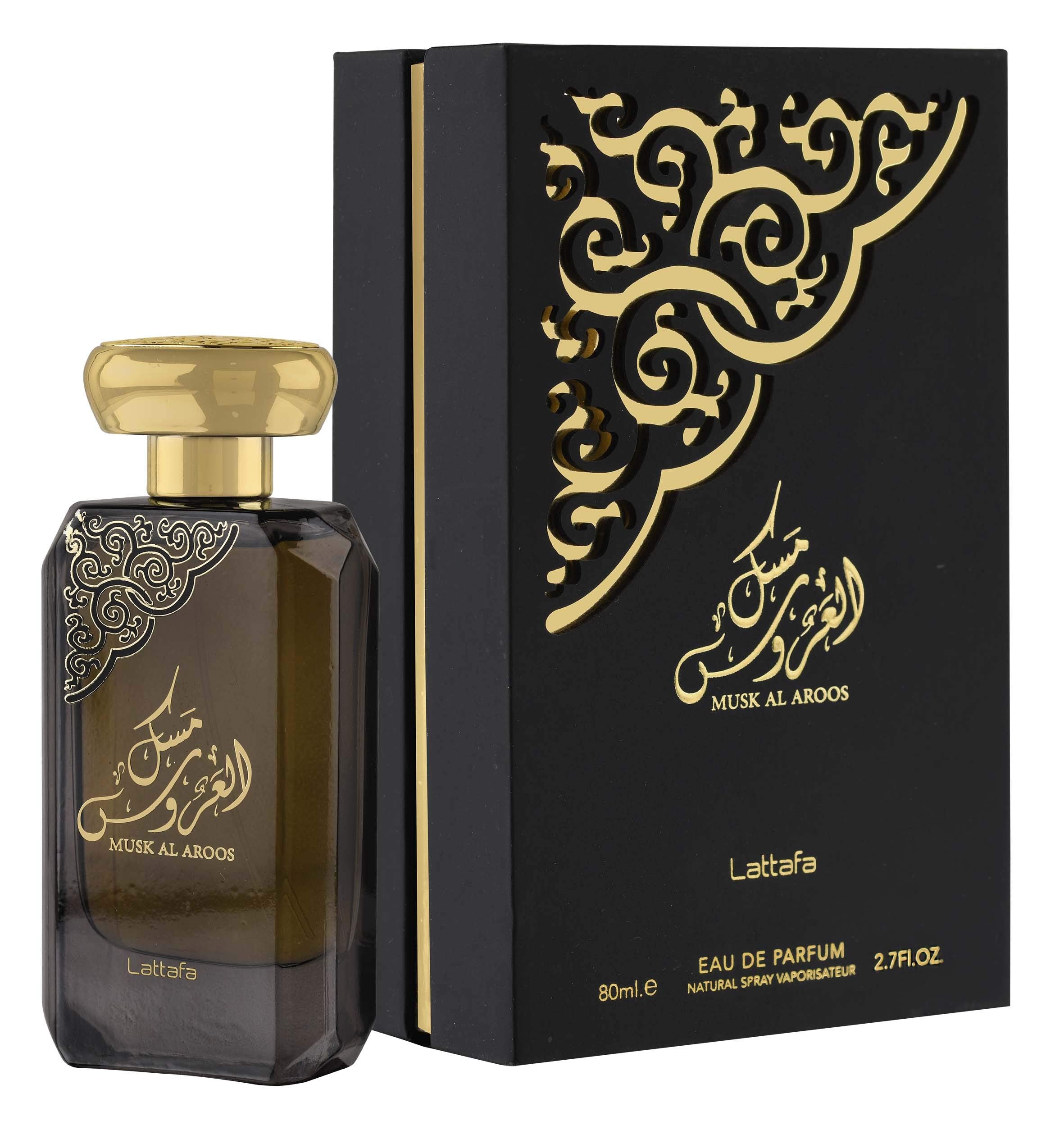Lattafa Perfumes Pure Musk Al Aroos for Unisex Eau de Parfum Spray, 2.7 Ounce