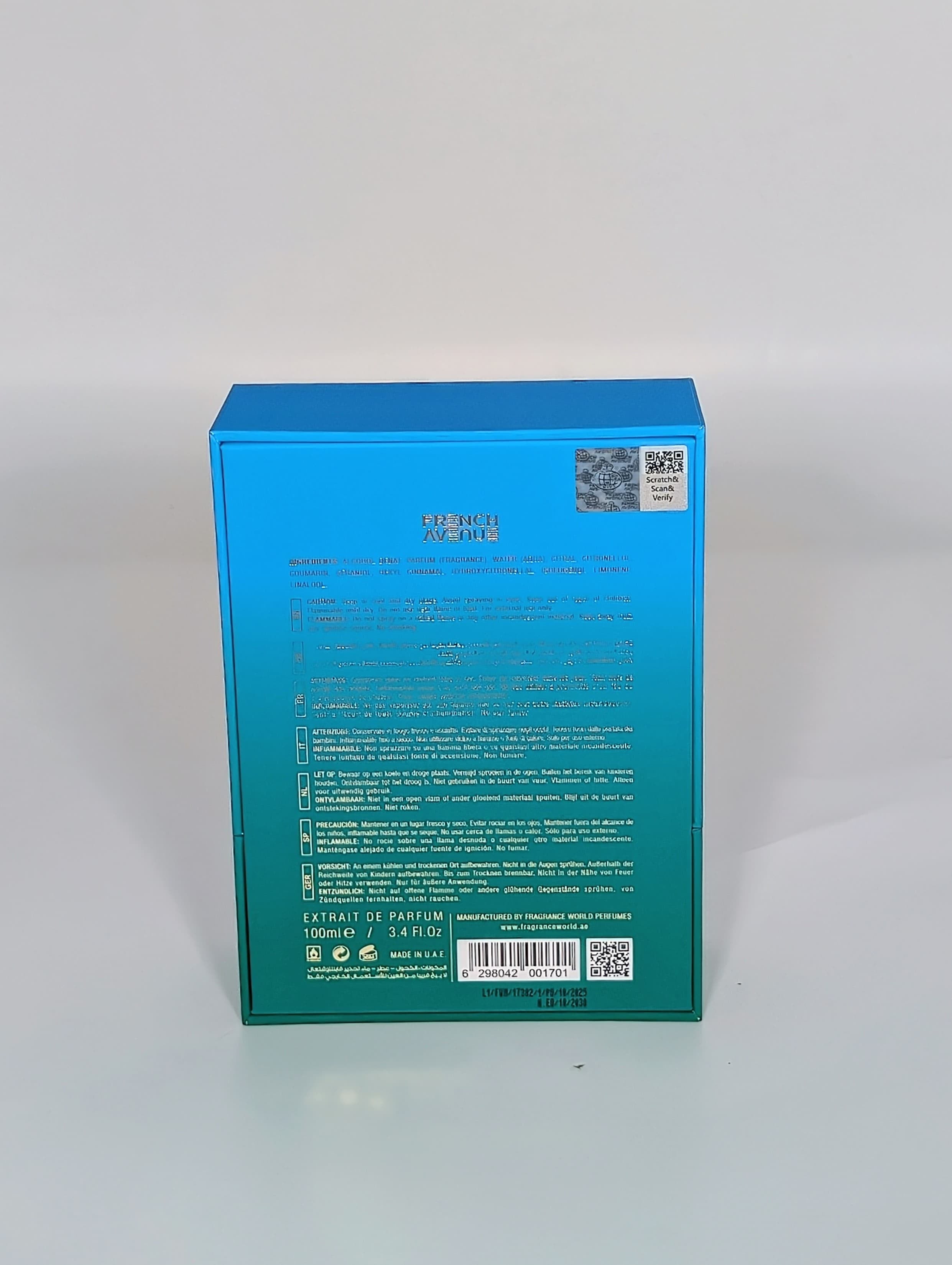 Aromatix Sun Kissed (NP789) Edp 100ml French Avenue by Fragrance World