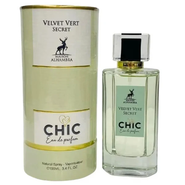 Maison Alhambra Chic Velvet Vert Secret Eau De Parfum Spray 3.4 Oz