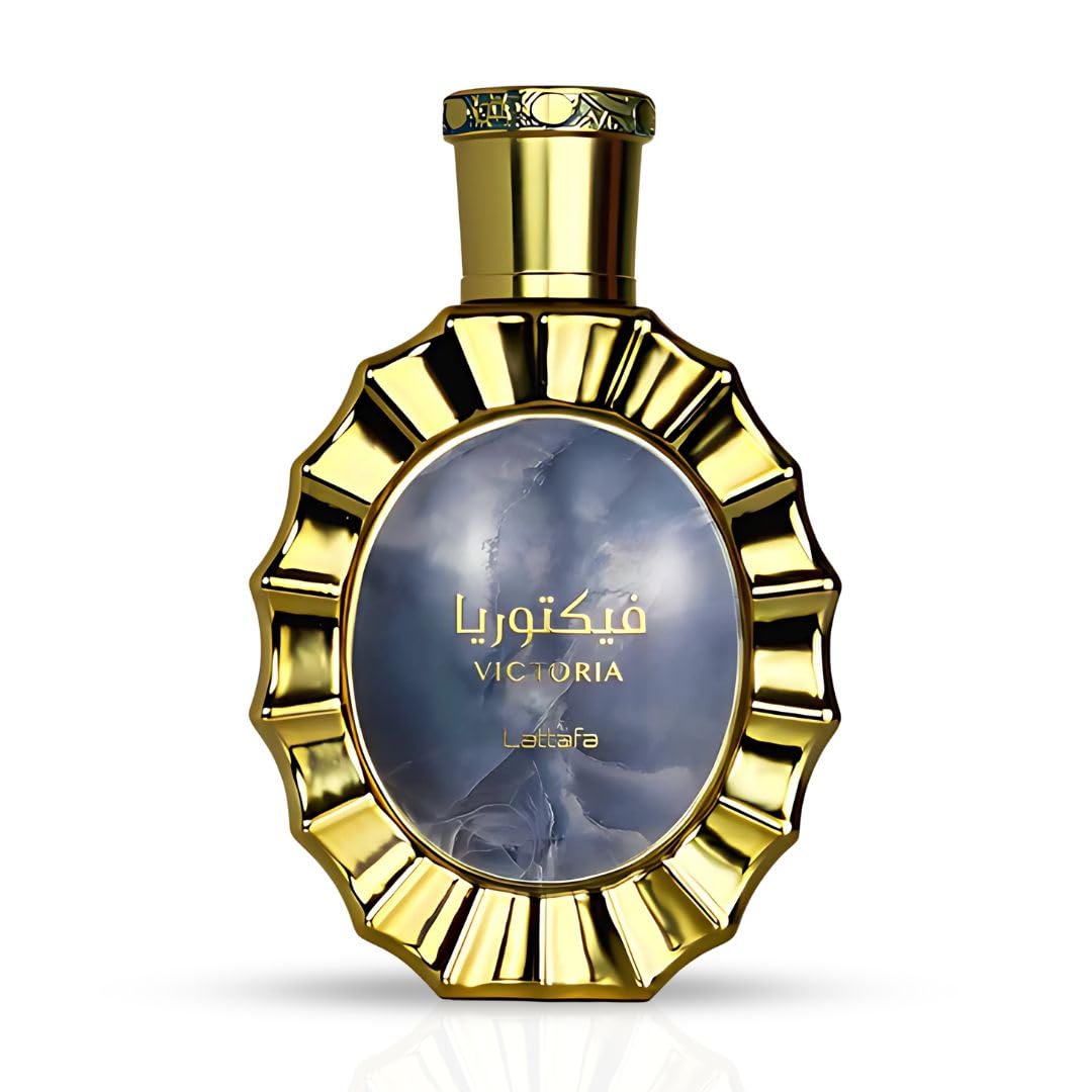 LATTAFA Victoria Eau de Parfum Spray 100ML (3.4 OZ) | A Playful Fusion Of Zesty Lemon, Soft Neroli & Vanilla For A Sweet Aroma.