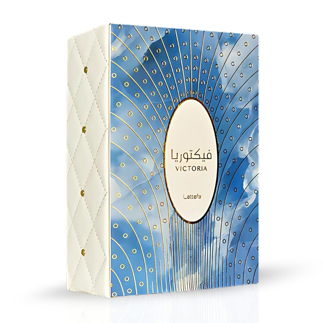 LATTAFA Victoria Eau de Parfum Spray 100ML (3.4 OZ) | A Playful Fusion Of Zesty Lemon, Soft Neroli & Vanilla For A Sweet Aroma.