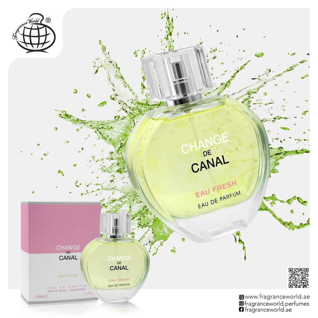 Change De Canale Eau Fresh 100ml by Fragrance World Perfumes