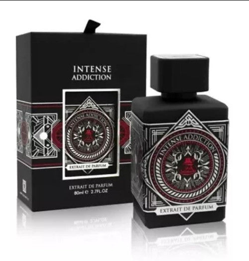 Fragrance World Intense Addiction Extrait Perfume 80ML, 2.7 Fl Oz (Pack of 1)