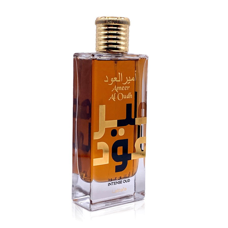 Lattafa Ameer Al Oud Intense Oud for Unisex Eau de Parfum Spray, 3.4 Ounce