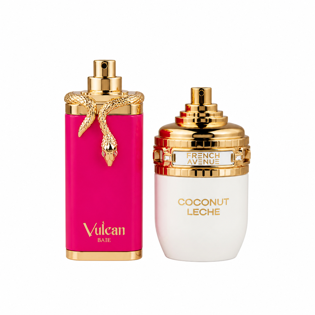 French Avenue Coconut Leche EDP 80ml & Vulcan Baie EDP 100ml 2 piece set