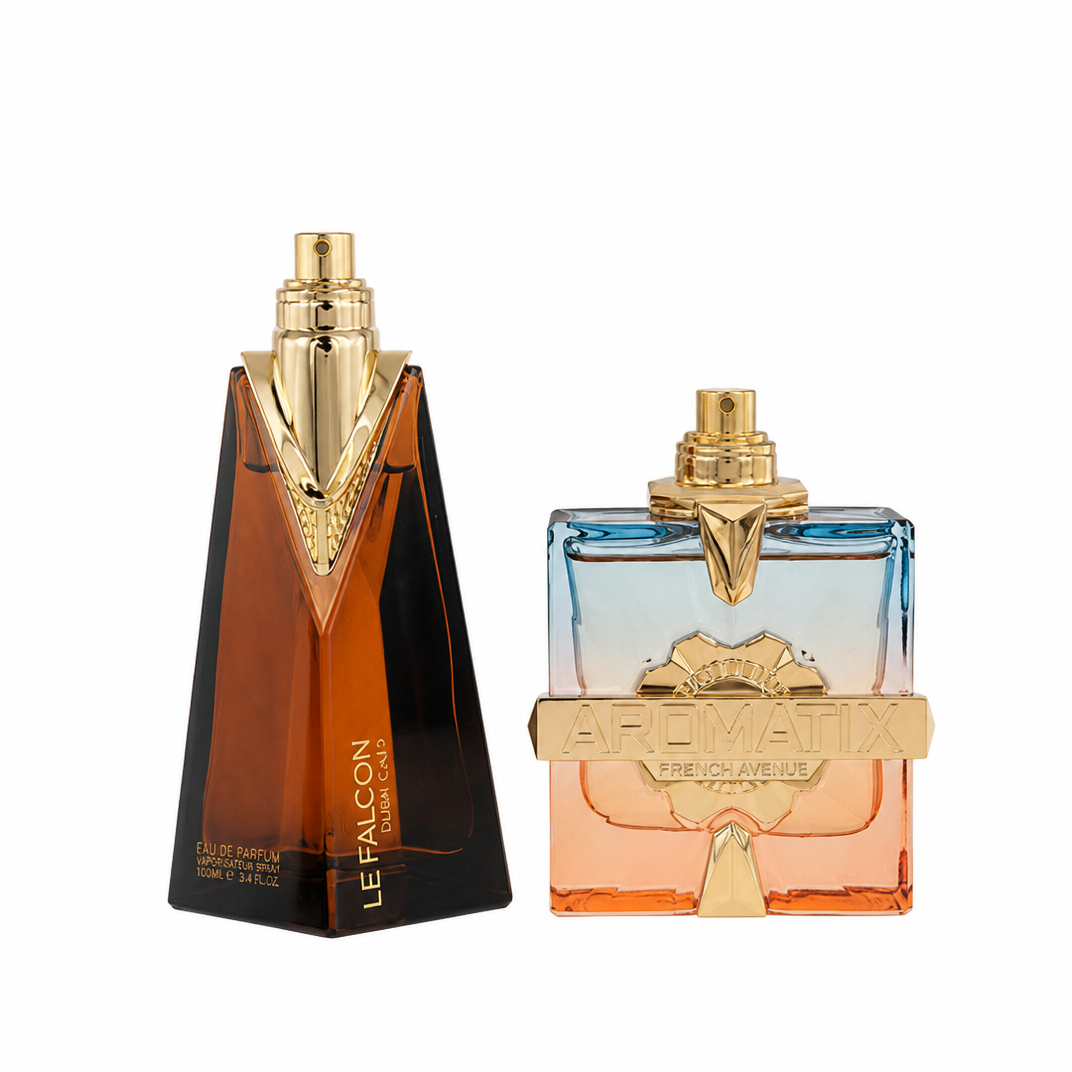 French Avenue Aromatix Teas Me & Le Falcon Dubai EDP 100ml 2 piece set