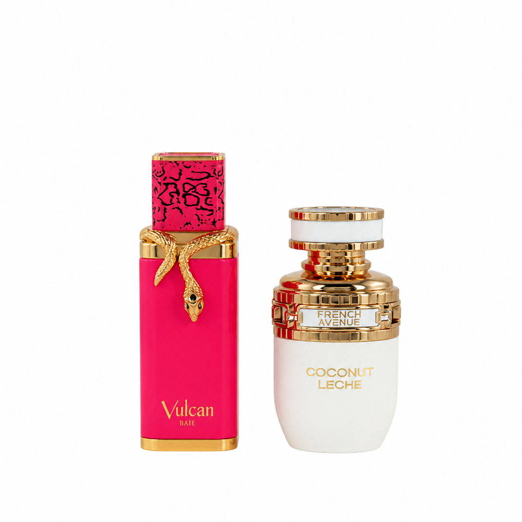 French Avenue Coconut Leche EDP 80ml & Vulcan Baie EDP 100ml 2 piece set