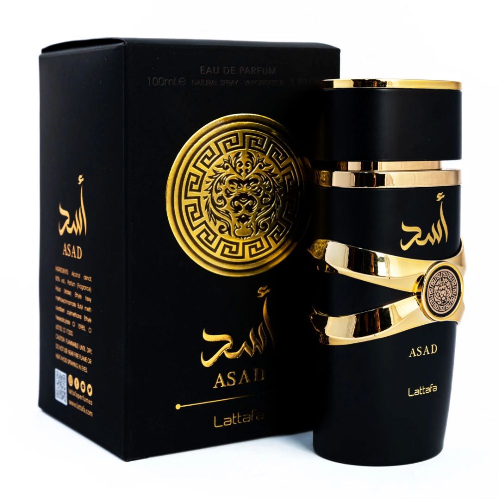 Lattafa Perfumes Asad for Unisex Eau de Parfum Spray, 3.4 Ounce