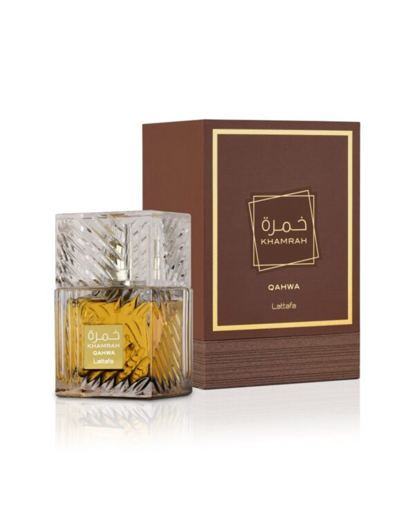 Lattafa Khamrah Qahwa for Unisex Eau de Parfum Spray, 3.4 Ounce