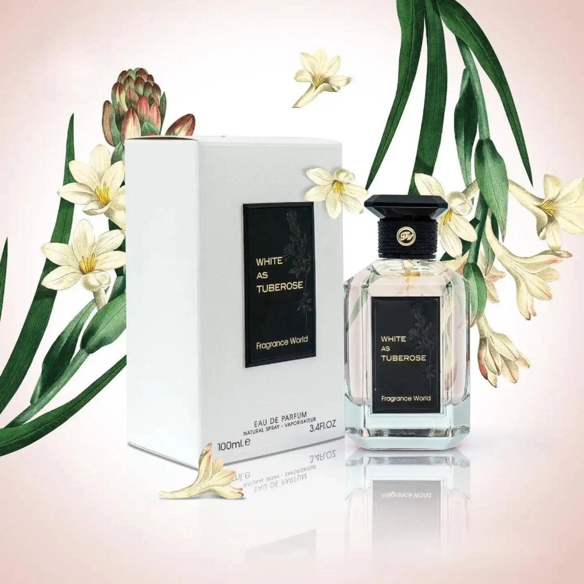 Fragrance World White As Tuberose - Eau de Parfum Perfume For Women, 100ml